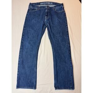Men's Nautica Jeans‎ Co 40x34 Bootcut Denim Medium Wash